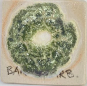 Barium Carbonate Button fired at 1300°C